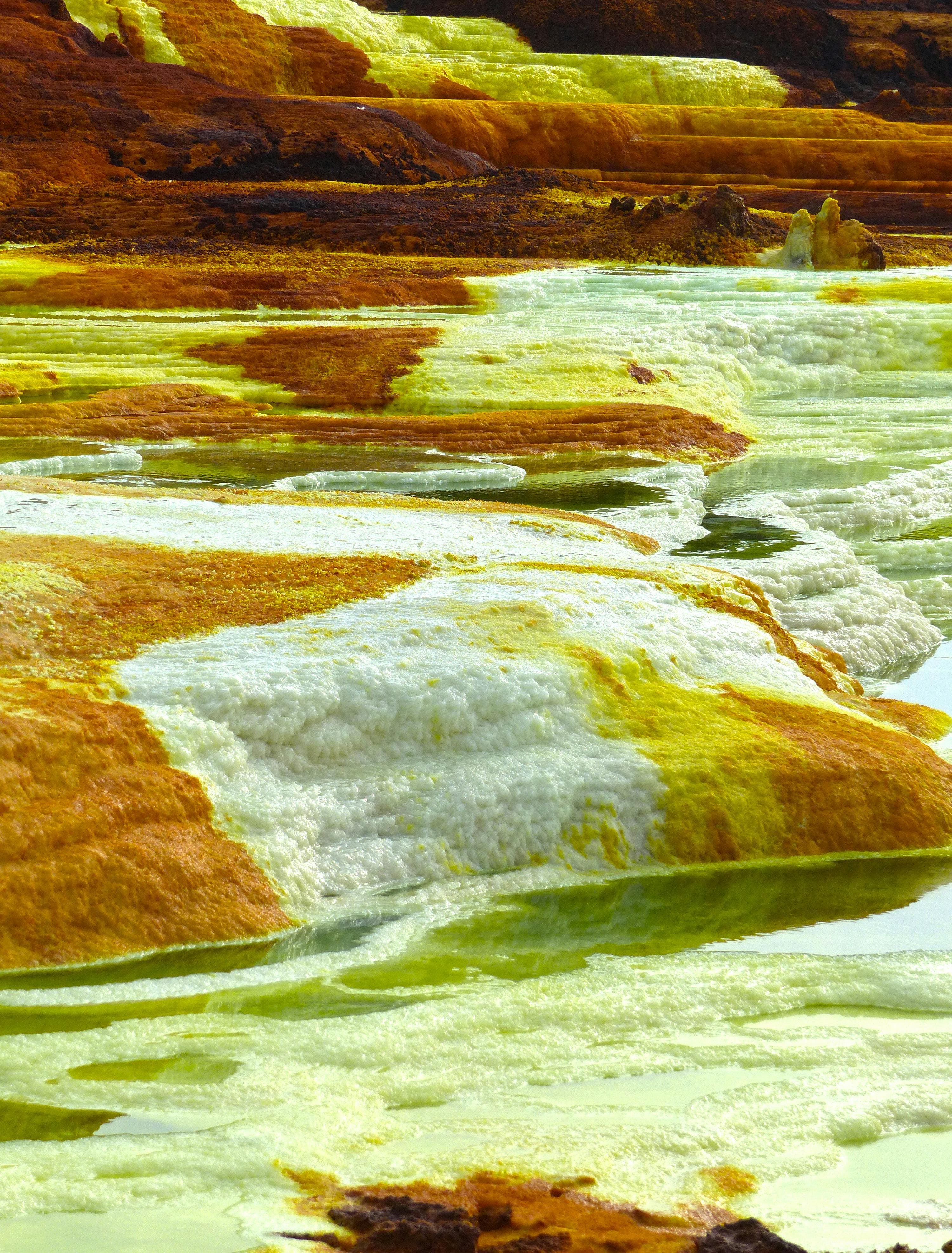 Otherworldly desert landscape in Ethiopia