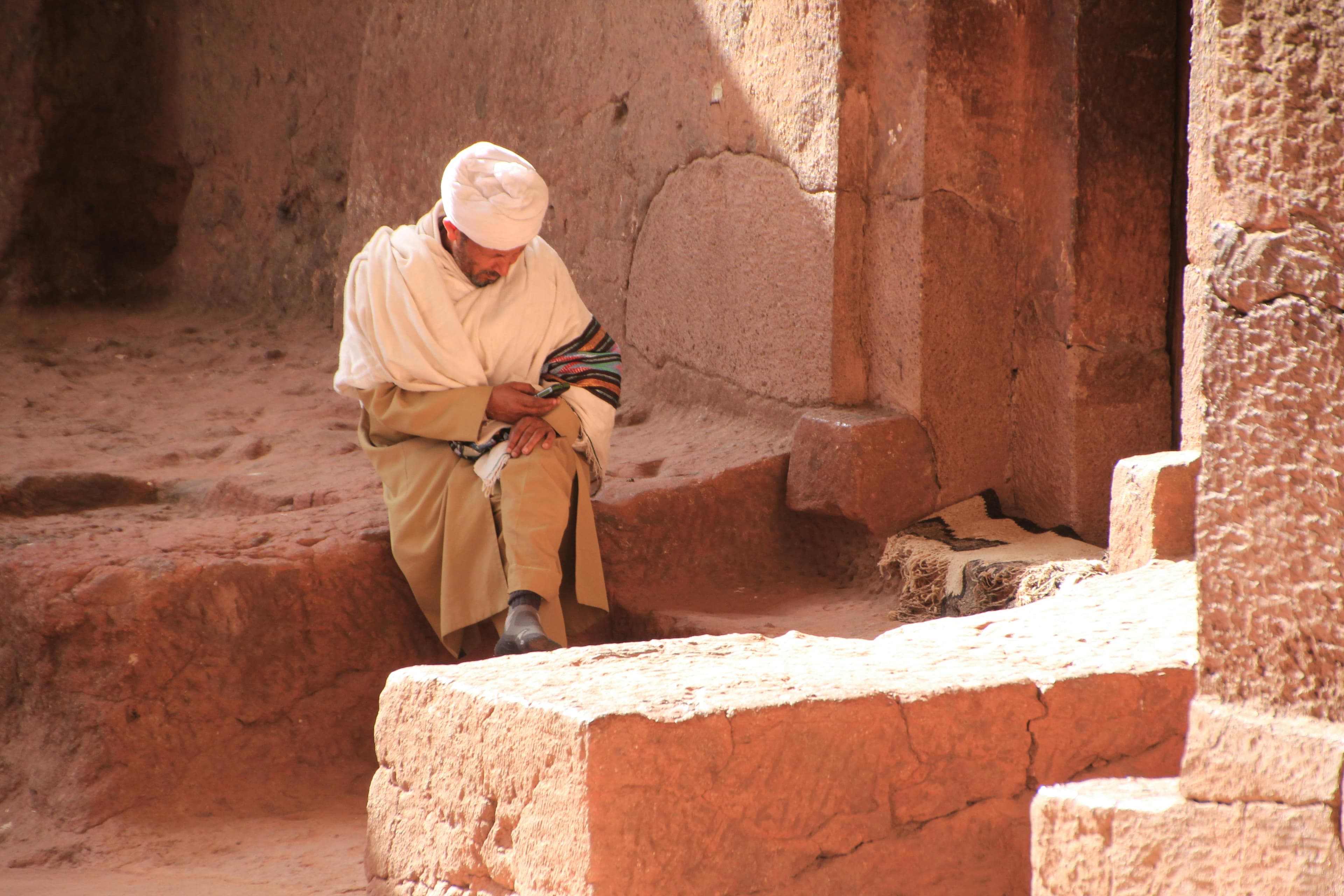 Historic rock-hewn architecture in Lalibela, Ethiopia